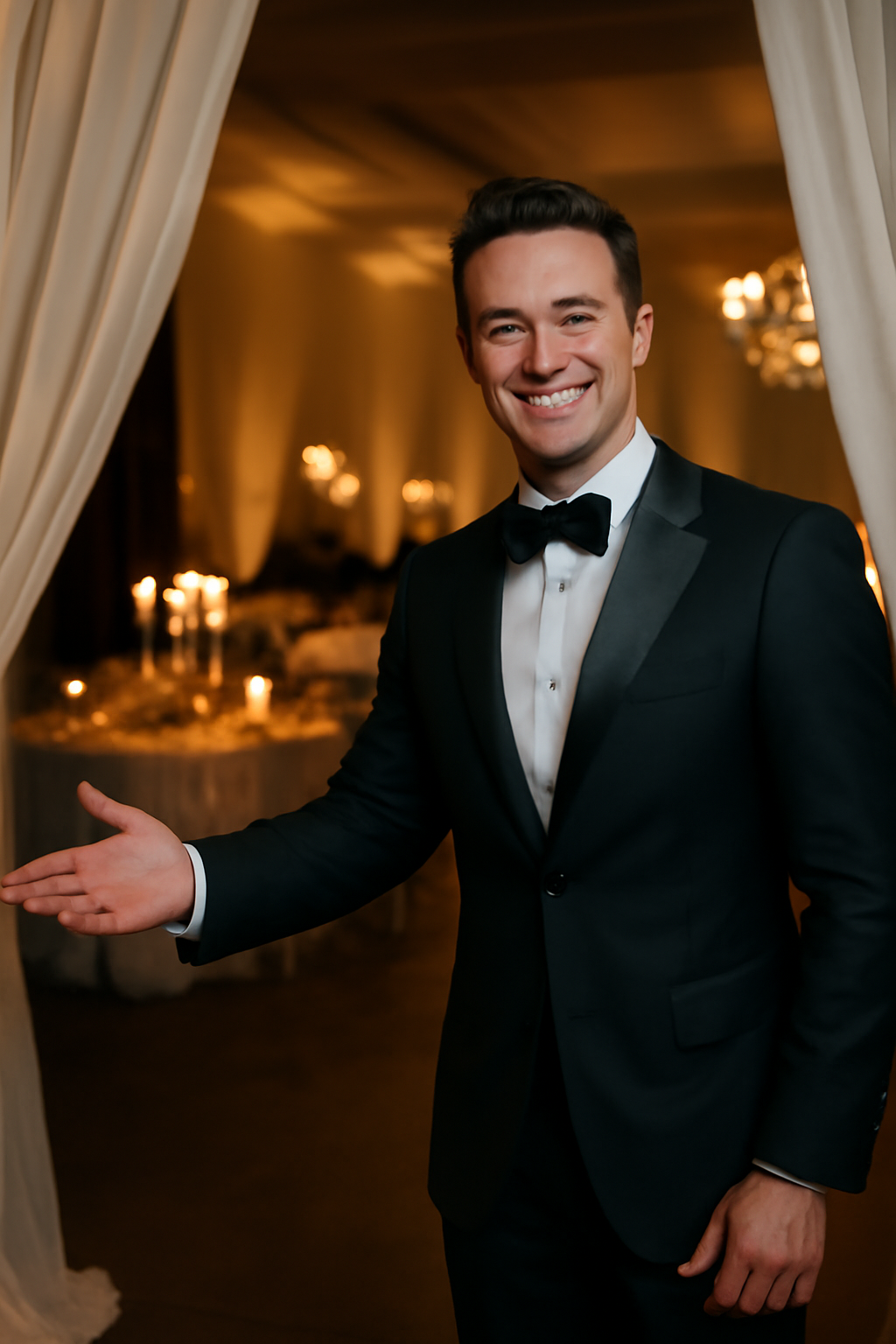 L'hôte souriant